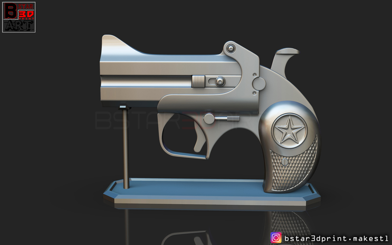 Bond Arms Gun -Best John Wick's Gun  3D Model 3D Print 264050