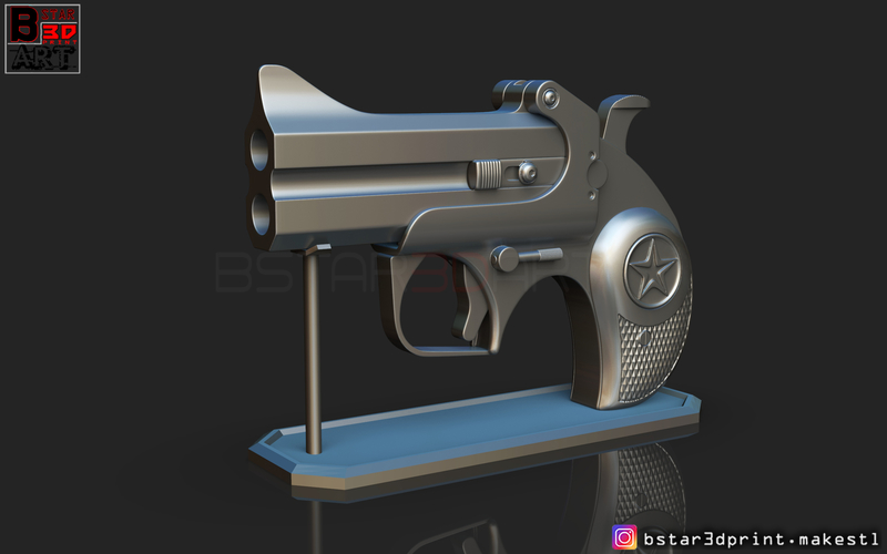 Bond Arms Gun -Best John Wick's Gun  3D Model 3D Print 264051