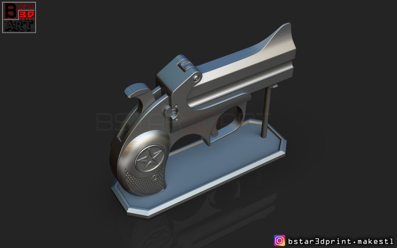 Bond Arms Gun -Best John Wick's Gun  3D Model 3D Print 264056