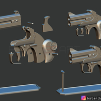 Bond Arms Gun -Best John Wick's Gun  3D Model - Thumbnail 9