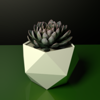 Geometric Vase - Thumbnail 1