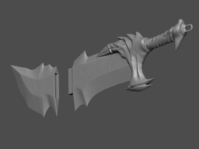 Blade of Kratos From God of War - Fan Art 3D print model 3D Print 264224