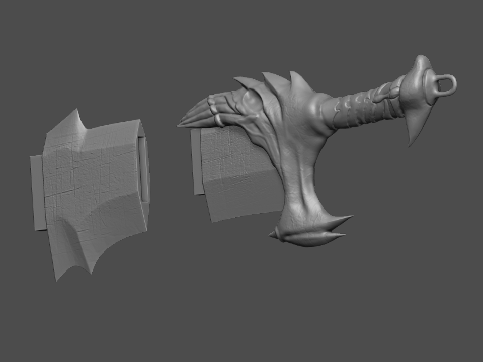 Blades of Chaos God of War 3D model 3D printable