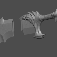 Blade of Kratos From God of War - Fan Art 3D print model - Thumbnail 2