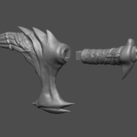 Blade of Kratos From God of War - Fan Art 3D print model - Thumbnail 4