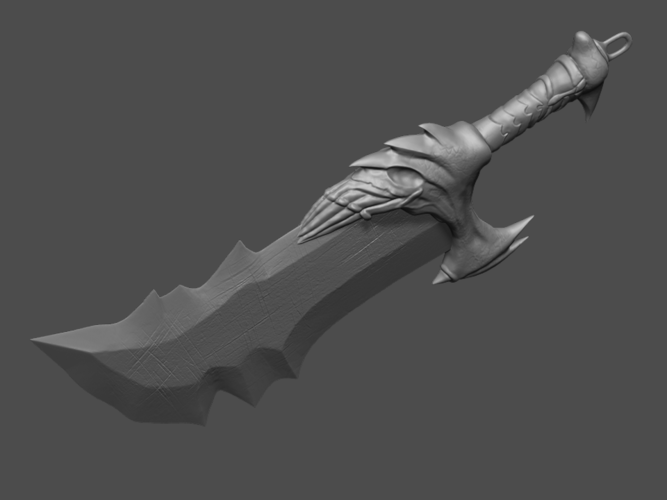 Blade of Kratos From God of War - Fan Art 3D print model 3D Print 264228
