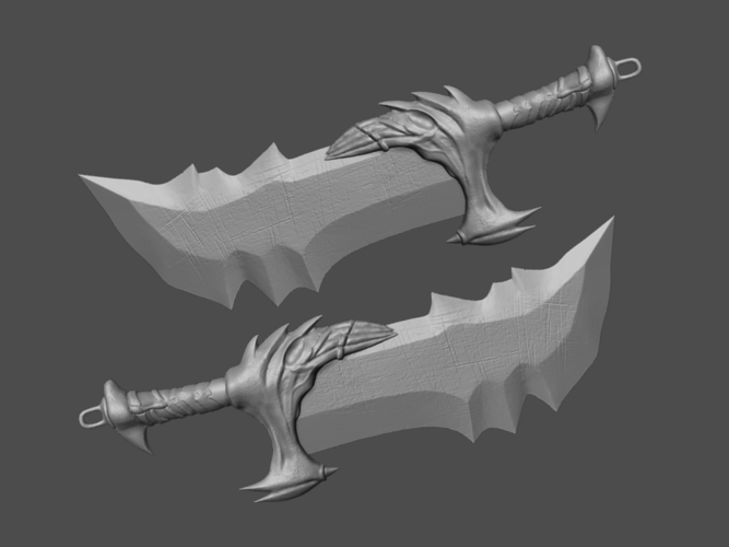 Blade of Kratos From God of War - Fan Art 3D print model