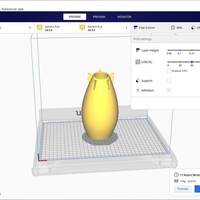 pot vase cup vessel Bomb v304 for 3d-print or cnc - Thumbnail 2