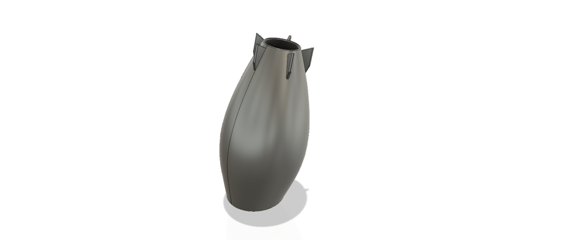 pot vase cup vessel Bomb v304 for 3d-print or cnc 3D Print 264240
