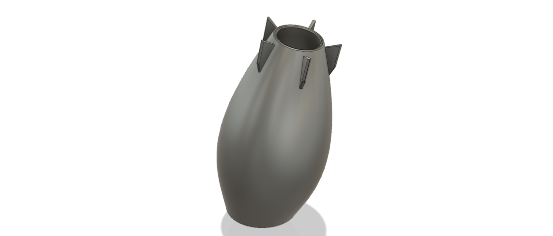 pot vase cup vessel Bomb v304 for 3d-print or cnc 3D Print 264241