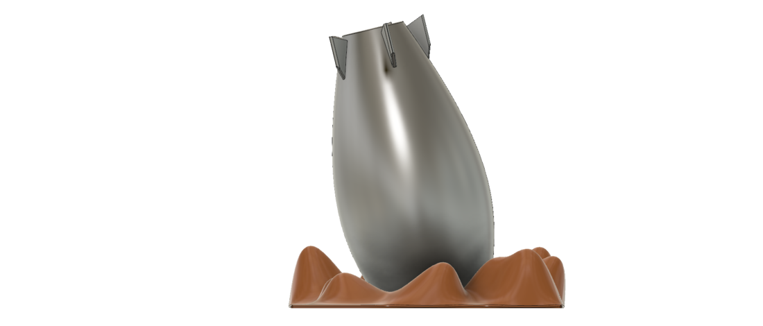 pot vase cup vessel Bomb v304 for 3d-print or cnc 3D Print 264243