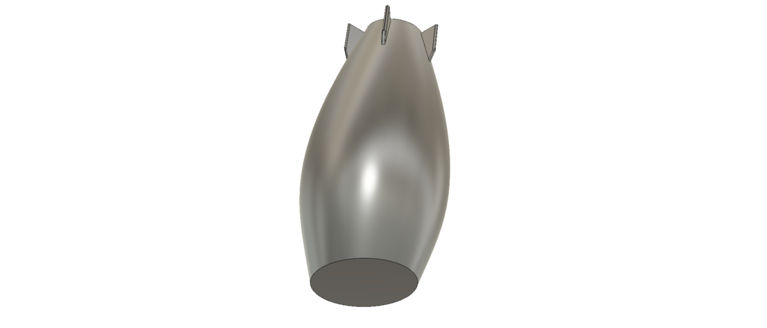 pot vase cup vessel Bomb v304 for 3d-print or cnc 3D Print 264252