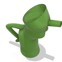 handle watering Can Vase for flowers v301 3d-print and cnc - Thumbnail 16