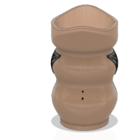  style vase cup vessel v302 for 3d-print or cnc - Thumbnail 6