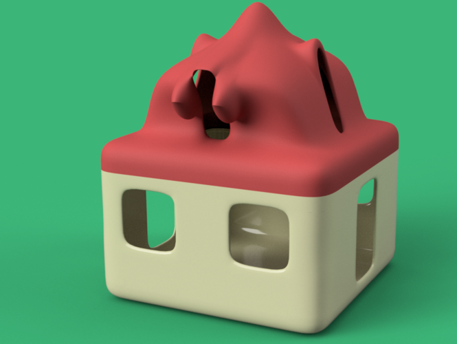 development candlestick toy game dragon house 3d cnc 3D Print 264289