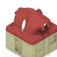 development candlestick toy game dragon house 3d cnc - Thumbnail 7