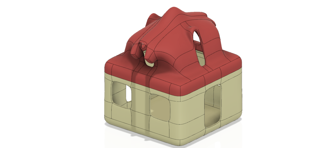 development candlestick toy game dragon house 3d cnc 3D Print 264293
