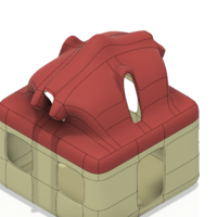 development candlestick toy game dragon house 3d cnc - Thumbnail 9