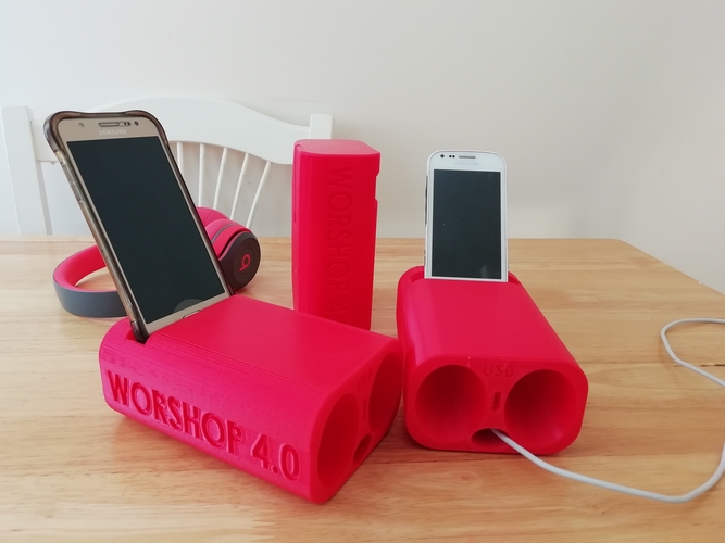 phone holder amplifier 3D Print 264321