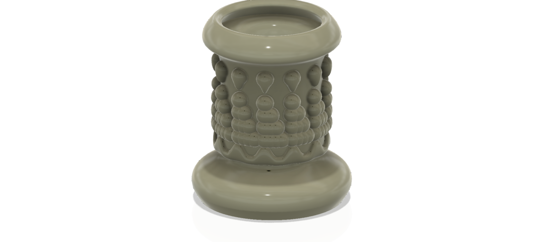 King style vase cup vessel v305 for 3d-print or cnc 3D Print 264350