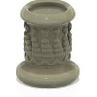 King style vase cup vessel v305 for 3d-print or cnc - Thumbnail 5