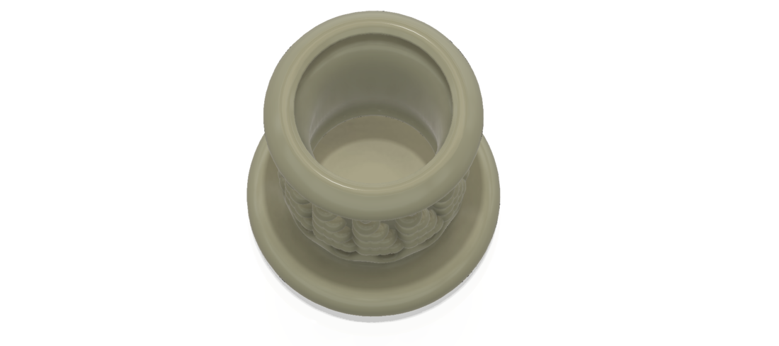 King style vase cup vessel v305 for 3d-print or cnc 3D Print 264351