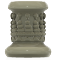 King style vase cup vessel v305 for 3d-print or cnc - Thumbnail 8