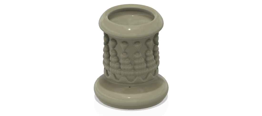 King style vase cup vessel v305 for 3d-print or cnc 3D Print 264354