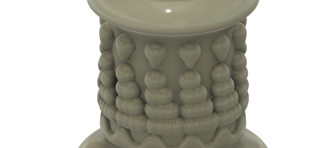 King style vase cup vessel v305 for 3d-print or cnc 3D Print 264355