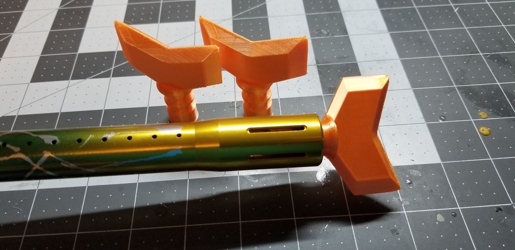 Paintball Barrel Plug/Cover - Single O Ring & No Supports 3D Print 264366