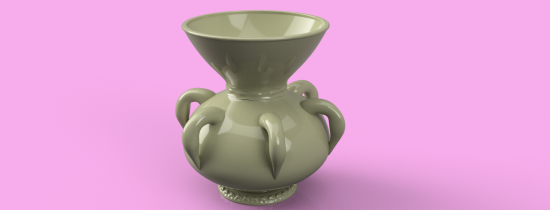 historical vase cup vessel v306 for 3d-print or cnc 3D Print 264393