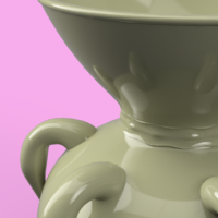 historical vase cup vessel v306 for 3d-print or cnc - Thumbnail 8
