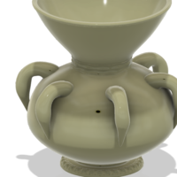 historical vase cup vessel v306 for 3d-print or cnc - Thumbnail 19