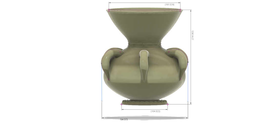 historical vase cup vessel v306 for 3d-print or cnc 3D Print 264408