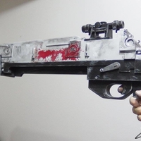 Small Star Wars - Baze's Blaster Rifle - FOR COSPLAY 3D Printing 264411