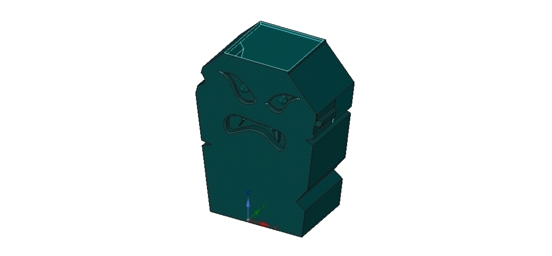 vase cup vessel ghost priv02 for 3d-print or cnc 3D Print 264413