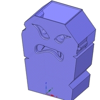 vase cup vessel ghost priv02 for 3d-print or cnc - Thumbnail 3
