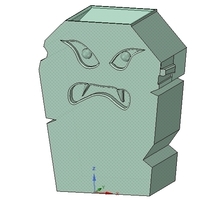 vase cup vessel ghost priv02 for 3d-print or cnc - Thumbnail 14