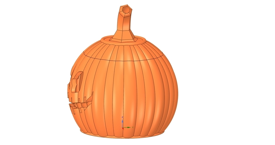 real halloween pumpkin candlestick magic ritual 3D Print 264442
