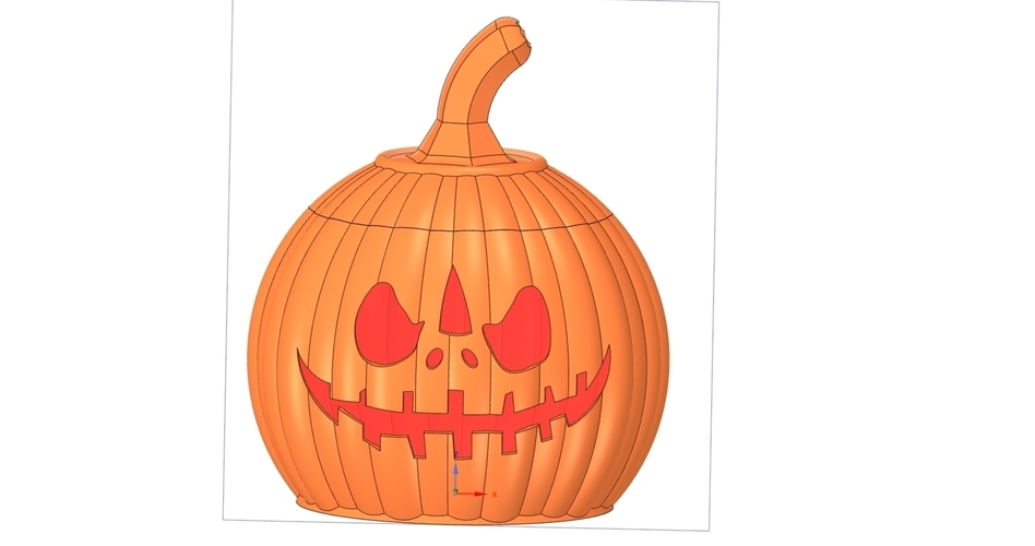 real halloween pumpkin candlestick magic ritual 3D Print 264449