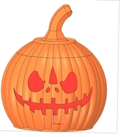 real halloween pumpkin candlestick magic ritual - Thumbnail 12