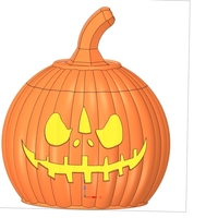 real halloween pumpkin candlestick magic ritual - Thumbnail 13