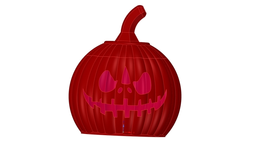 real halloween pumpkin candlestick magic ritual 3D Print 264453