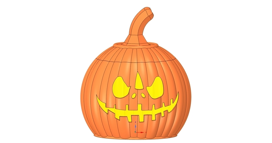 real halloween pumpkin candlestick magic ritual 3D Print 264454