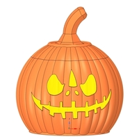 real halloween pumpkin candlestick magic ritual - Thumbnail 17