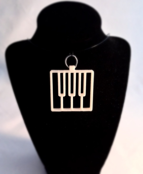 Piano Keys Pendant