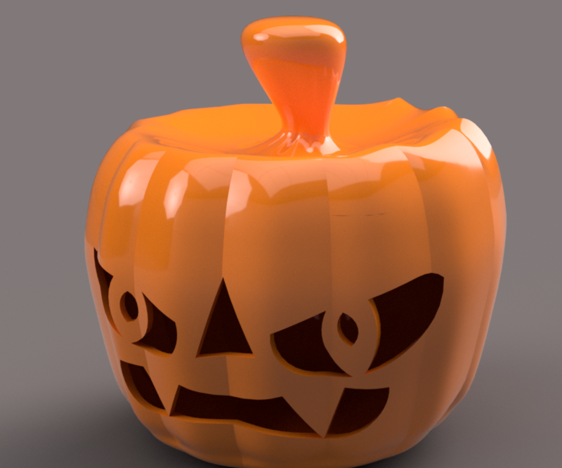 real halloween pumpkin v11 candlestick magic ritual for 3d