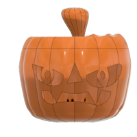 real halloween pumpkin v11 candlestick magic ritual for 3d - Thumbnail 6