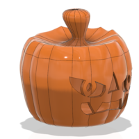 real halloween pumpkin v11 candlestick magic ritual for 3d - Thumbnail 7
