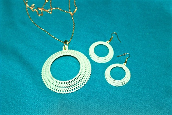 Crochet Pendant set